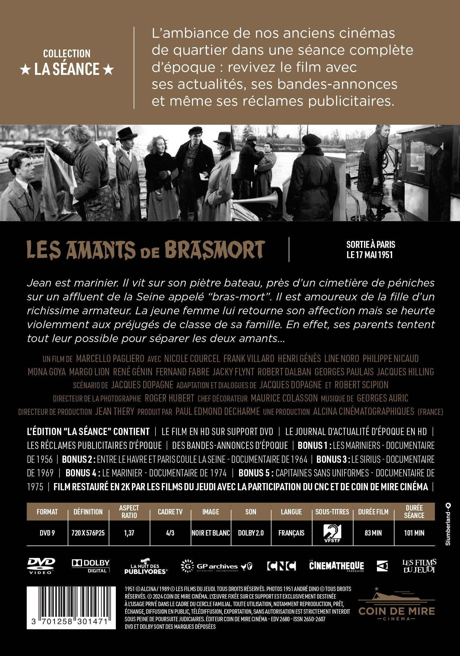 LES AMANTS DE BRAS MORT La boutique Coin de Mire Cinéma