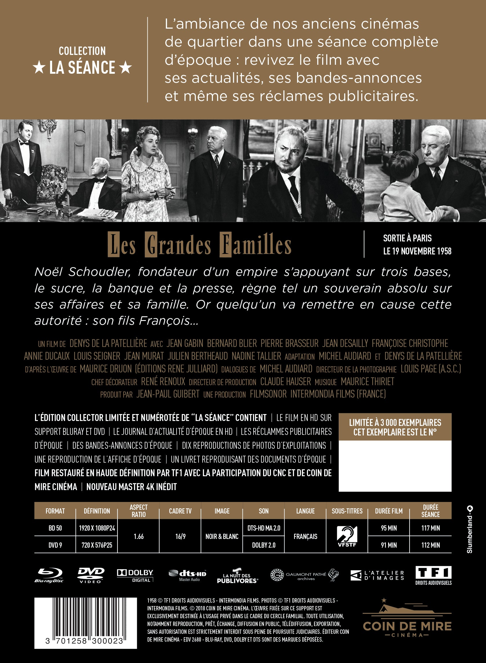 LES GRANDES FAMILLES – La boutique Coin de Mire Cinéma